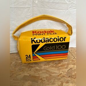 Vintage Kodak Kodacolor Gold 100 Film Vinyl Cooler Bag